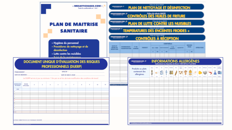 ⚕️ Pack Hygiène HACCP — Documents Conformité Obligatoires