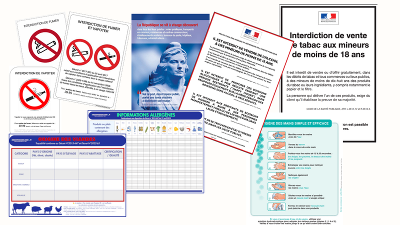 🍺 Pack Débits de Boissons — Affichages Légaux Obligatoires